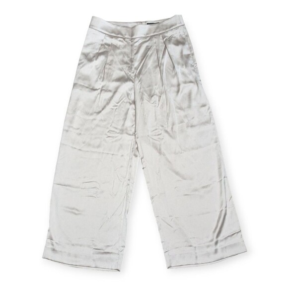 Banana Republic Factory Pants - NWT Banana Republic Factory Silky pleated Wide leg pants oyster pearl size 14